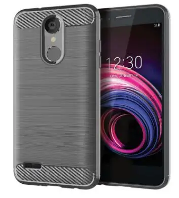 Подходит для LG Aristo 3 Защитная оболочка рисования углеродистая пайка силиконовый