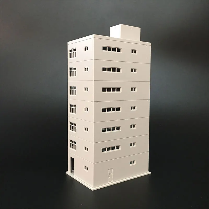 DIY 1:150 N Scale City Office Building Real Estate Sand Table House Decoration Exquisite Simulation Train Model - Image 4