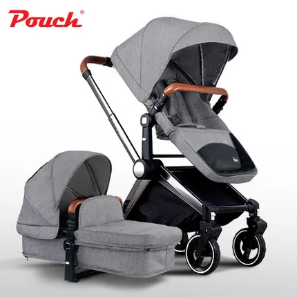 Adorbaby PouchP88 Роскошные Детские коляски Складная детская коляска Высокая Пейзаж