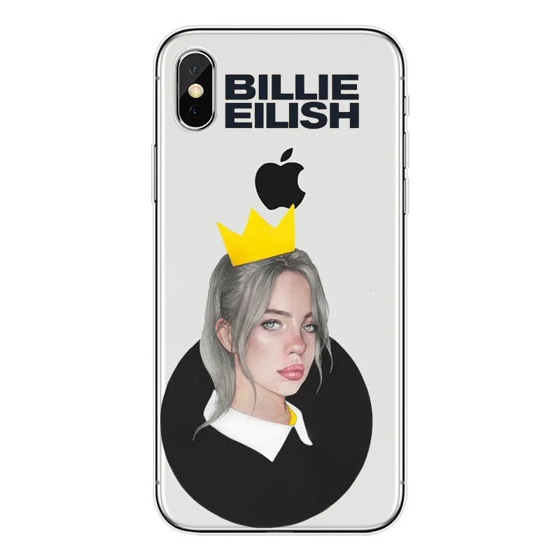 Billie Eilish Khalid Encantador Мягкий силиконовый чехол для iphone 4 5 6 7 Mais 8 X Чехол