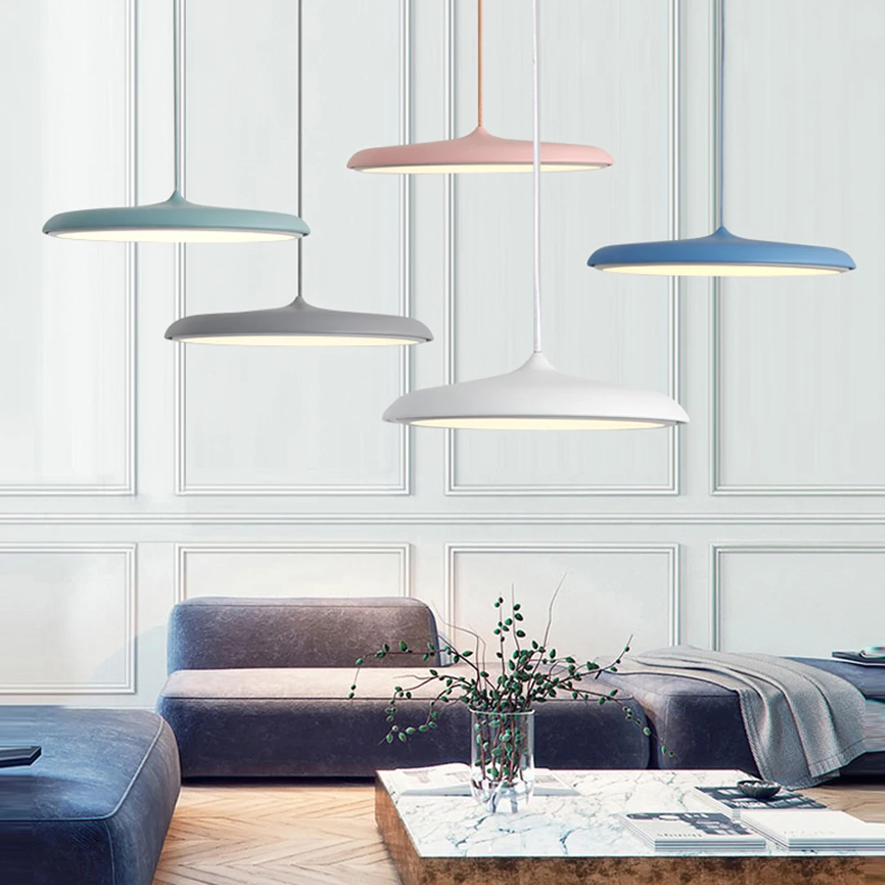  Nordic Post-Modern LED Pendant Lights Restaurant Living Room Bar Kitchen Handing Lamps Industrial L - 32885174171