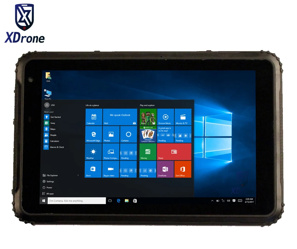 Промышленный Kcosit K88L IP67 водонепроницаемый планшетный ПК Windows 10 Pro противоударный военный " четырехъядерный Z 8350 2GB ram OTG 3g GNSS GpS