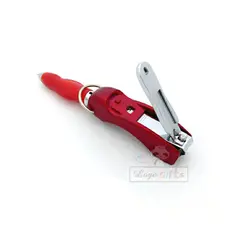 Творческих канцелярских пластик шариковая ручка с вашим логотипом индивидуальные кусачки для ногтей набор инструментов брелок