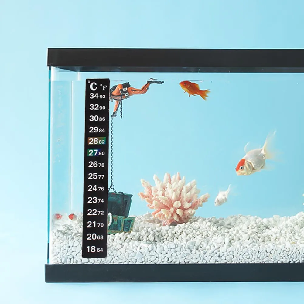 Аквариум термометр аквариумный температурный стикер цифровой двойной шкала палка на высоком качестве прочный