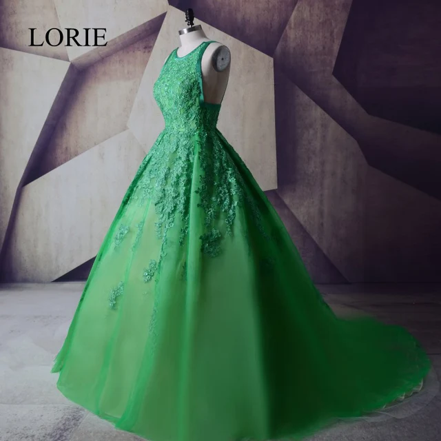 vintage emerald green evening dress