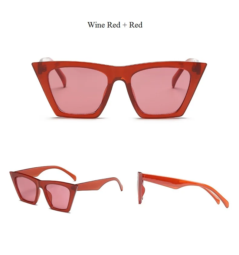 2018 neue 90 s Sonnenbrille Retro CatEye Sonnenbrille Dame Marke Designer 