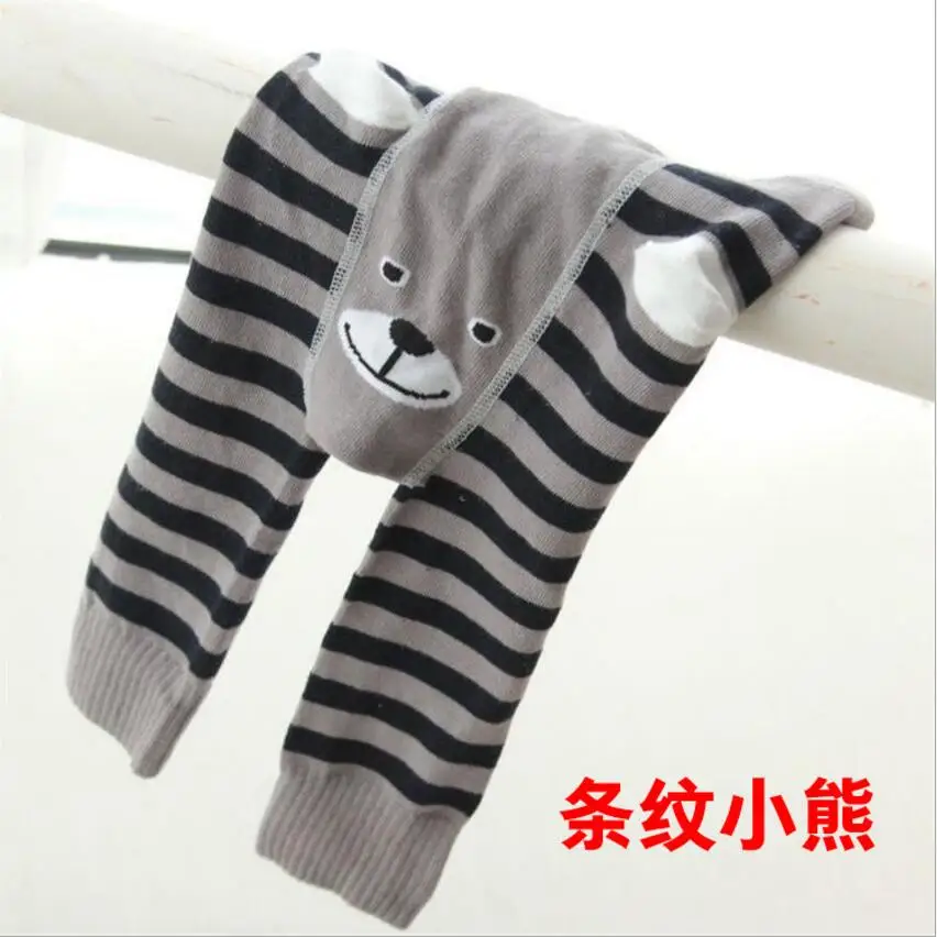 Kids Tights 7 Колготки из чистого хлопка для мальчиков и девочек милые детские чулки на весну-осень колготки для малышей 0-4 лет новые детские колготки - Цвет: Kids Tights 7
