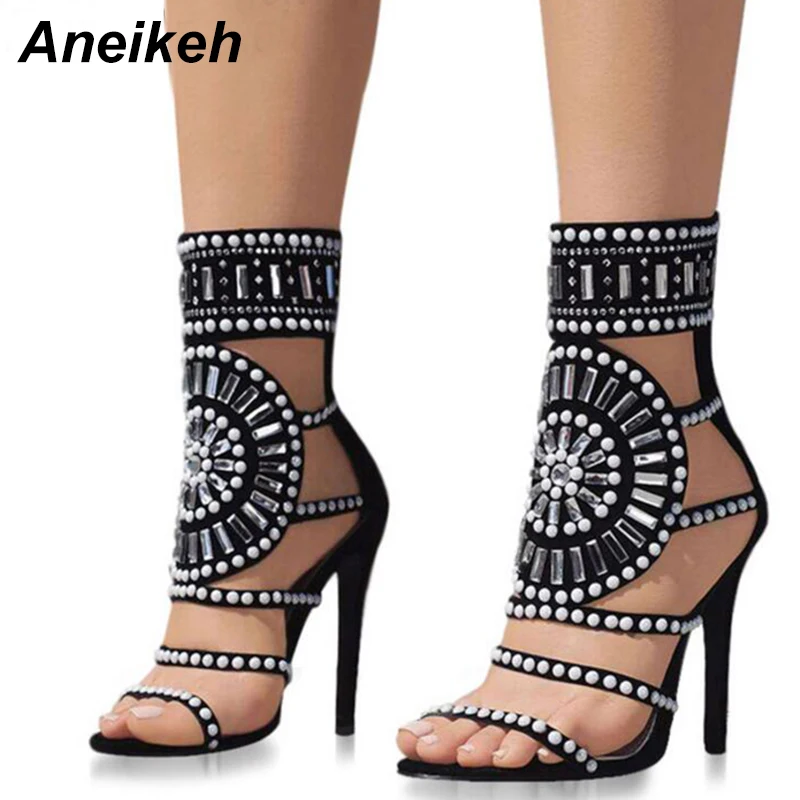 cheap rhinestone gladiator sandals
