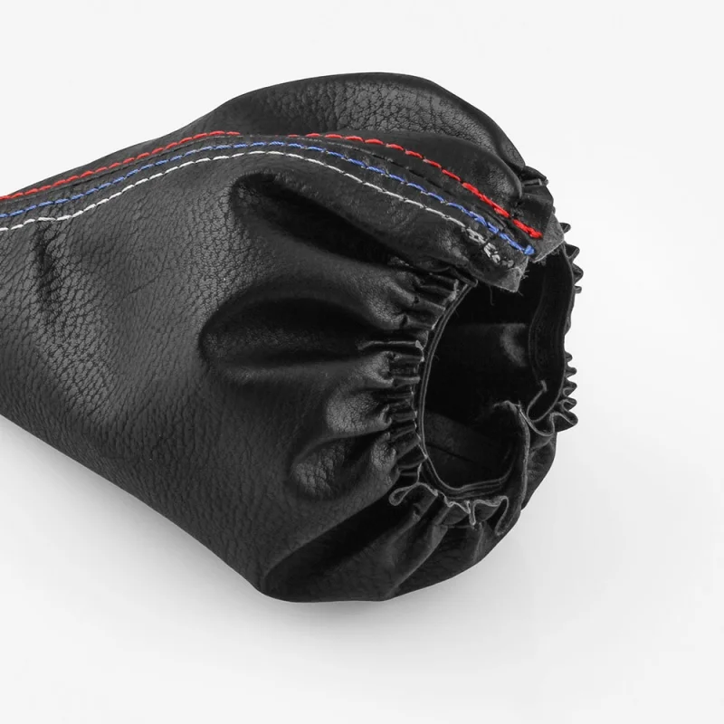 

2019 2pcs Car Leather Gear Head Shift Knob Cover Handbrake Grip Car Hand Brake Covers Case