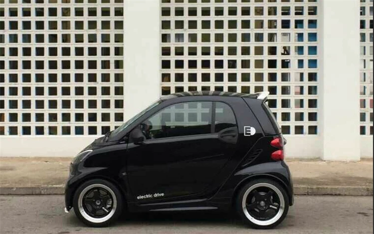 Для Smart спойлер 2009- Mercedes-Benz Smart Fortwo спойлер YCK ABS Пластиковый материал заднее крыло автомобиля Цвет задний спойлер