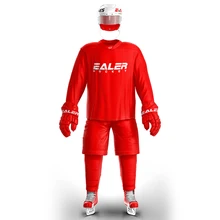 JETS ice hockey jerseys free shipping cheap red Training suit with logo customized in stock
