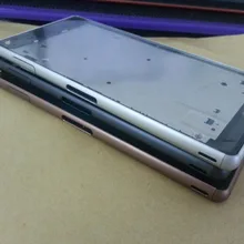 Оригинальная передняя ЖК средняя рамка Корпус+ боковые кнопки+ USB sim-блок крышка для Sony Xperia Z3 L55 D6603