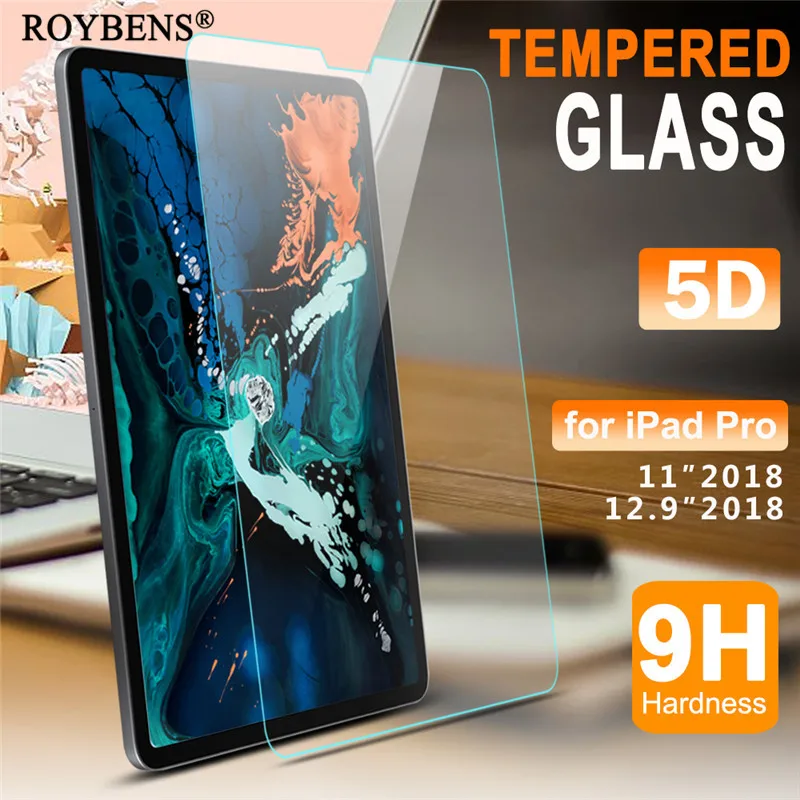 Закаленное стекло для iPad Pro 11 12 9 дюймов 2018 5D изогнутый планшет сенсорный экран