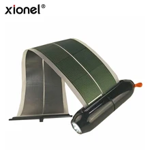 Xionel New Product Completely Flexible Rollable Solar Panel Rechargeable Solar Charger flexibility CIGS Amorphous Solar Cells high efficiency amorphous silicon thin film solar cells