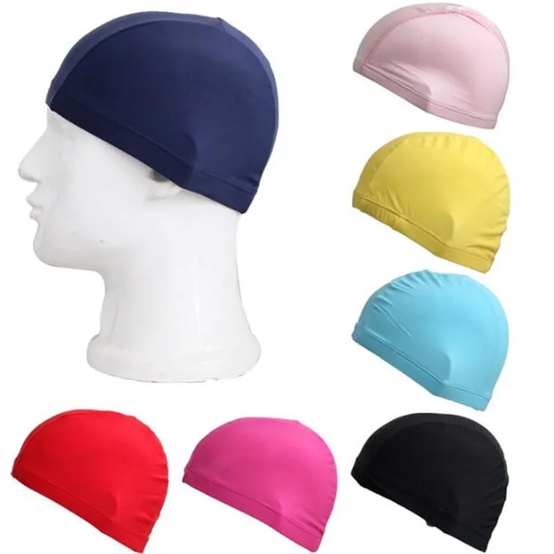 

Men's Women's Swimming Cap Summer Durable High Elastic Unisex Sporty Bathing Hat Women's Swimwear