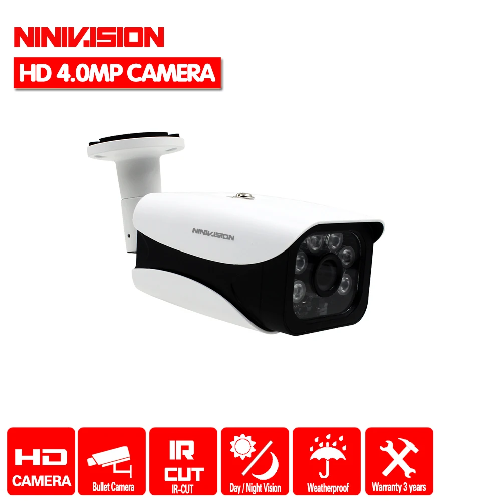 Comprar HD 4.0MP 1 3 SONY IMX322 Sensor 2560*1440P 4MP AHD cámara CCTV IR corte filtro Cámara AHD interior exterior impermeable visión nocturna
