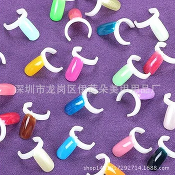 

by ems or dhl 200sets 50pcs/set Nails DIY Nail Polish Color Swatch Display Card Ring for Nail