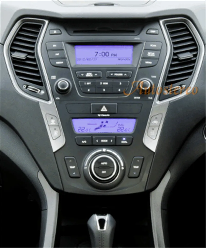 Clearance Android 8 4+32G Car DVD Player GPS navigation For Hyundai IX45 Santa fe 2014-2015 head unit multimedia player tape recorder IPS 3