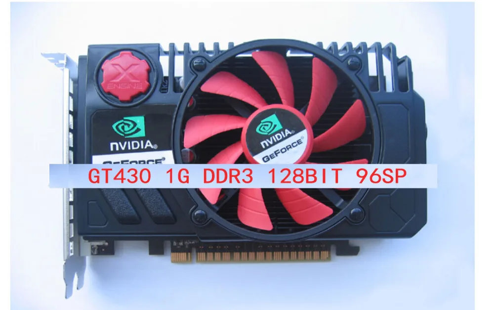 New original Desktop computer game graphics card GT430 1G DDR3 128BIT 96SP DVI+HDMI+VGA