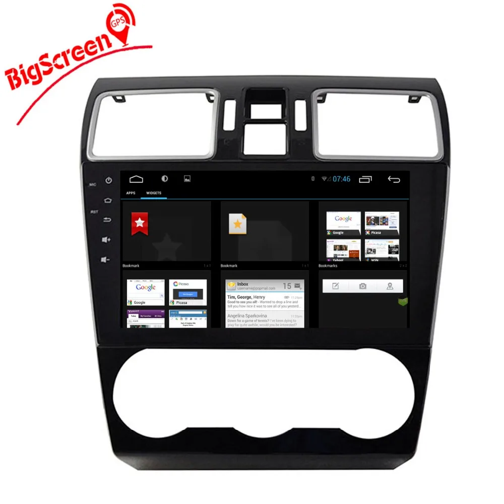 Sale Newest Android 6.0 2GB+16GB Car No DVD Player GPS Navigation For Subaru Forester XV 2015 RDS BT Multimedia ISP Screen Recoder 5