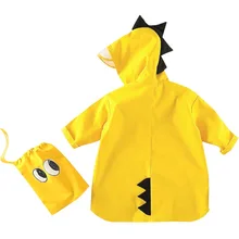 Cute Dinosaur Polyester Baby Raincoat Outdoor Waterproof Rain Coat Children Impermeable Poncho Boys Girls Rain Jacket Women XX7