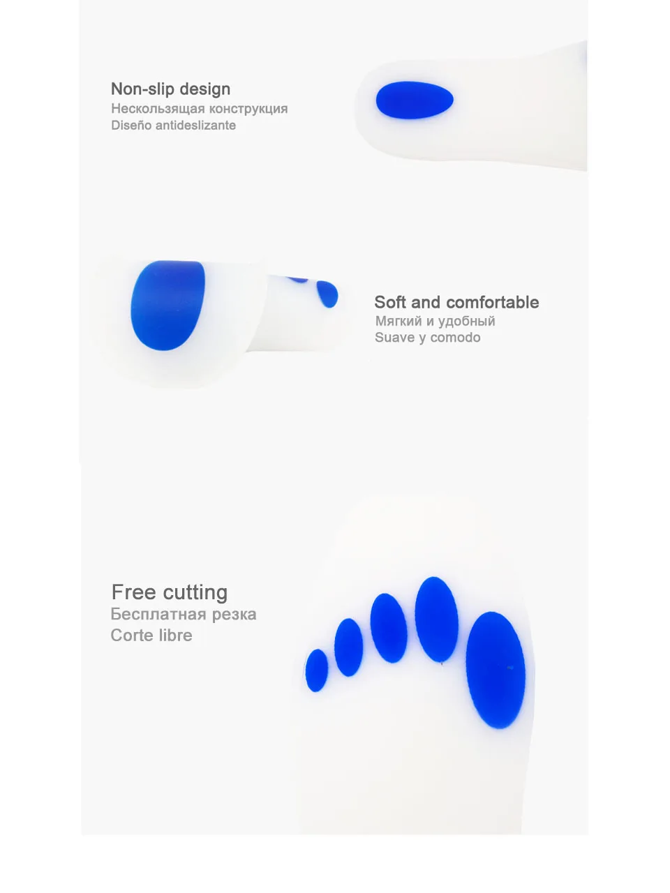gel insoles  blue XA3