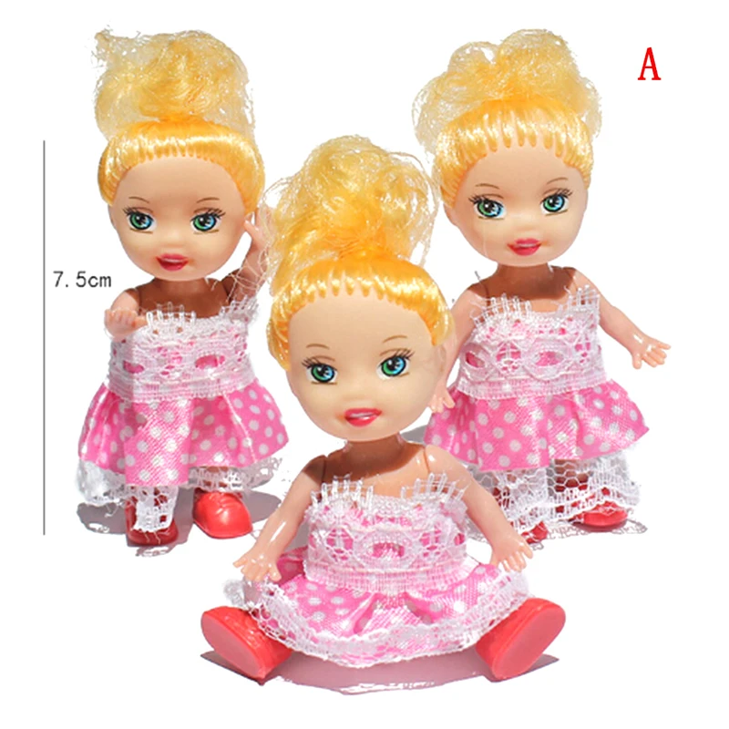 1 шт. мини куклы игрушки Маленькая кукла Келли модные Мультяшные принцессы - Фото №1