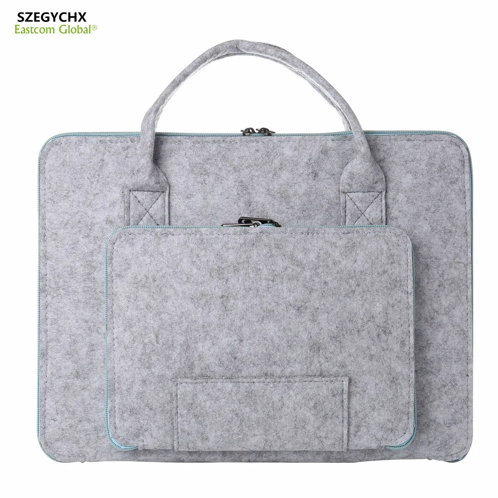 

SZEGYCHX Universal Laptop Bag Notebook Case Briefcase Handlebag Pouch For Macbook Air Pro Retina 11 12 13 15 Cover
