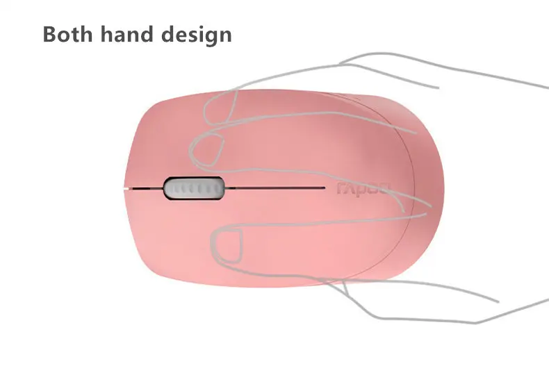 Новая многофункциональная Бесшумная Беспроводная мышь Rapoo с 1300 dpi Bluetooth 3,0/4,0 RF 2,4 GHz для компьютера, ноутбука, телевизора
