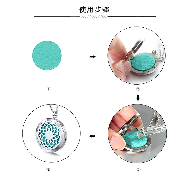 Одежда высшего качества медальон для парфюмерии 316L Нержавеющая сталь эфирные масла, ароматерапия медальон со светорассеивателем кулон Цепочки и ожерелья(отправить цепь как подарок