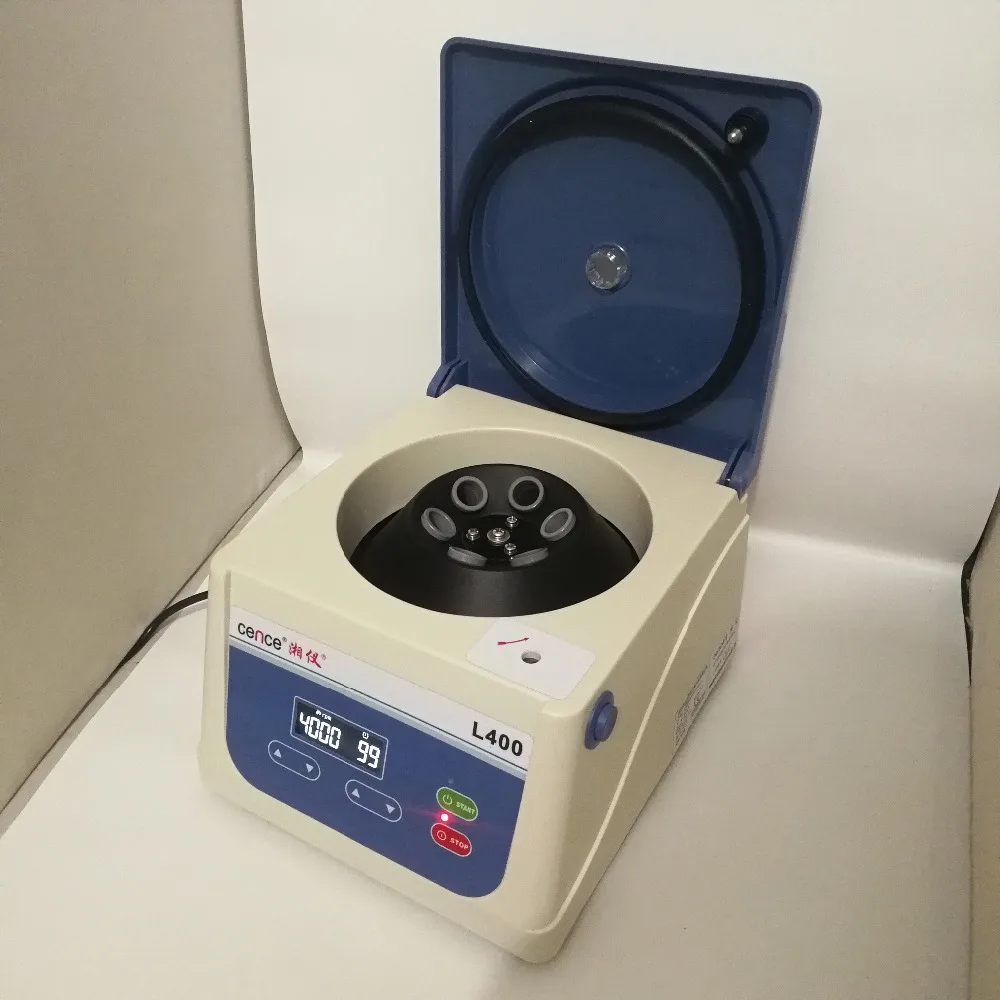 Automático de Baixa v do Equilíbrio do Centrifugador L400 do Laboratório do Desktop de 6x15ml Centrifugador Velocidade 220 4000r – Min