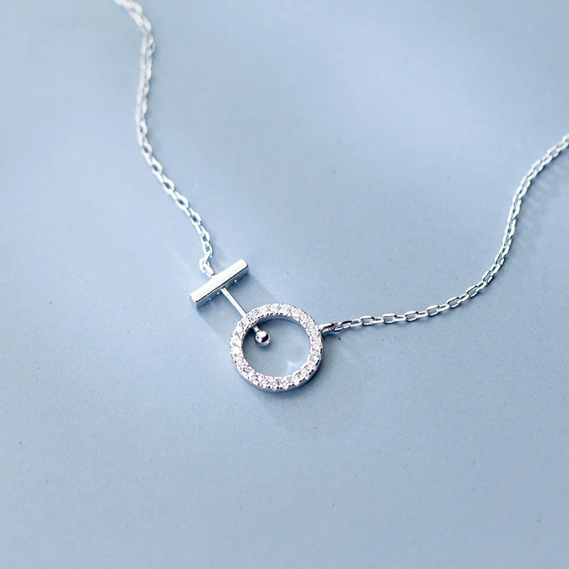 Классическое Настоящее серебро 925 пробы круглое ожерелье полированное Бесконечность Вечная любовь ожерелье подвеска обещанная любовь