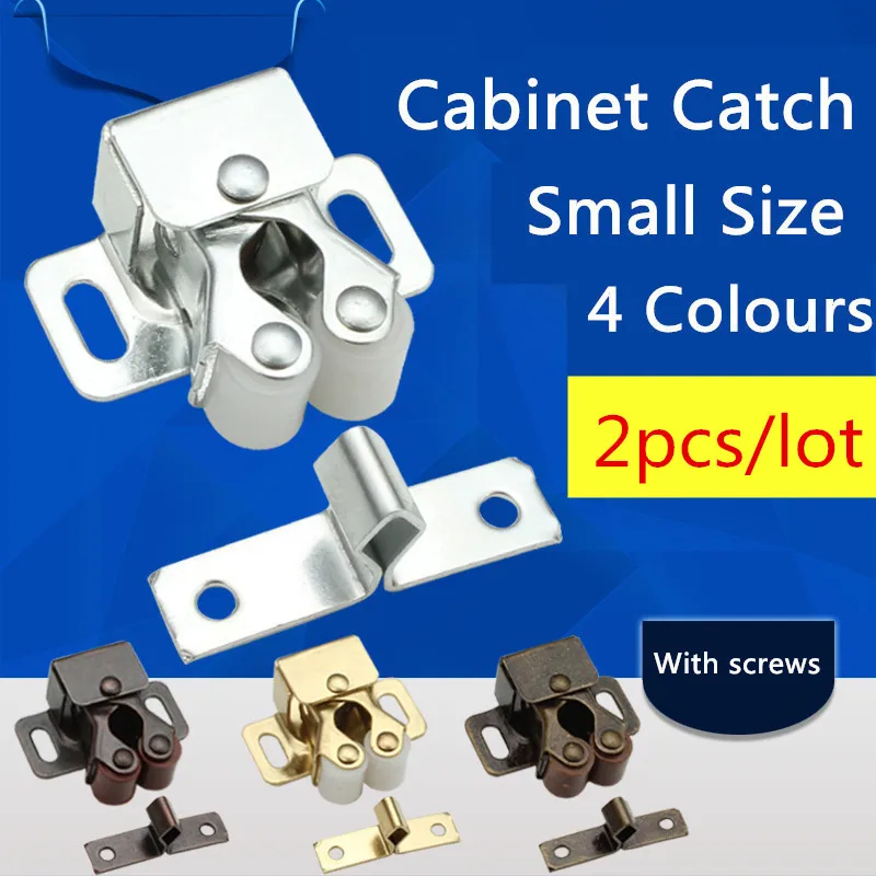 2pcs 32x17mm Home Safely Security Door Catches Drawer Latch of