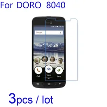 3 шт/партия защитные стекла для экрана телефона для Doro 8040/8035 мягкие HD-прозрачные/матовые/нано анти-взрывные Защитные пленки для Doro 8035