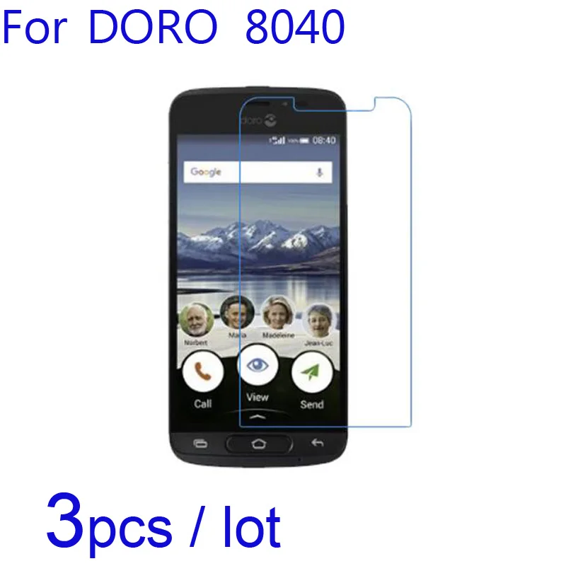 

3pcs/lot Phone Screen Protectors Guard for Doro 8040/8035 Soft HD-Clear/Matte/Nano Anti-Explosion Protective Films for Doro 8035