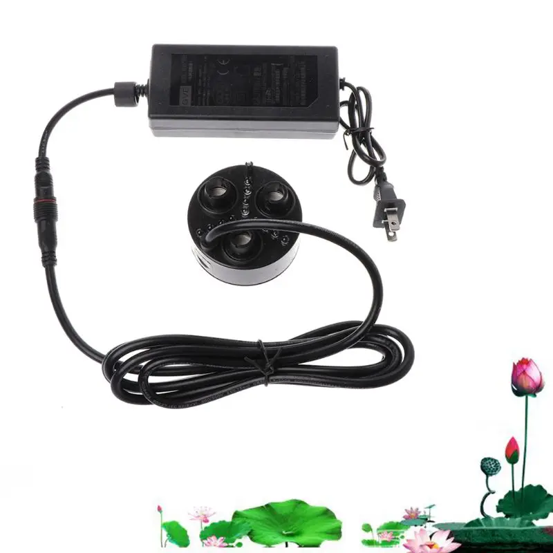 

3 Head Mist Maker Atomizer Ultrasonic Air Humidifier Fogger Nebulizer US Plug