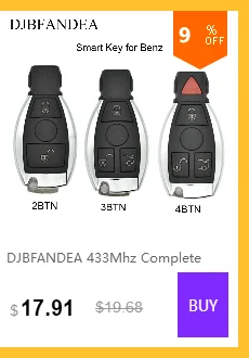 DJBFANDEA 2 кнопки откидной Складной автомобильный чехол для дистанционного ключа для Ssangyong Actyon SUV Kyron аксессуары для ключей