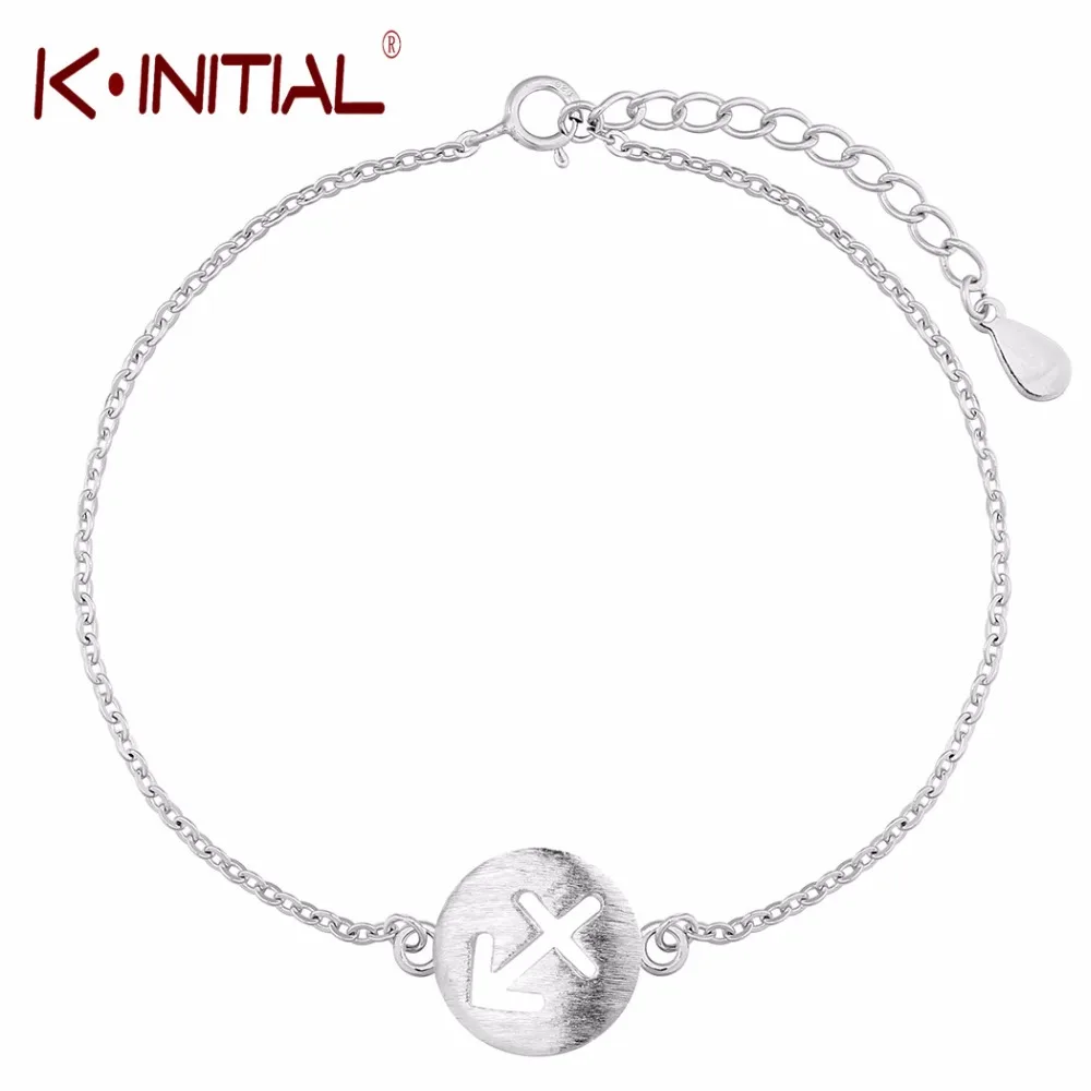 Kinitial браслеты со знаком Стрельца знаки зодиакальное Созвездие Femme Horoscope