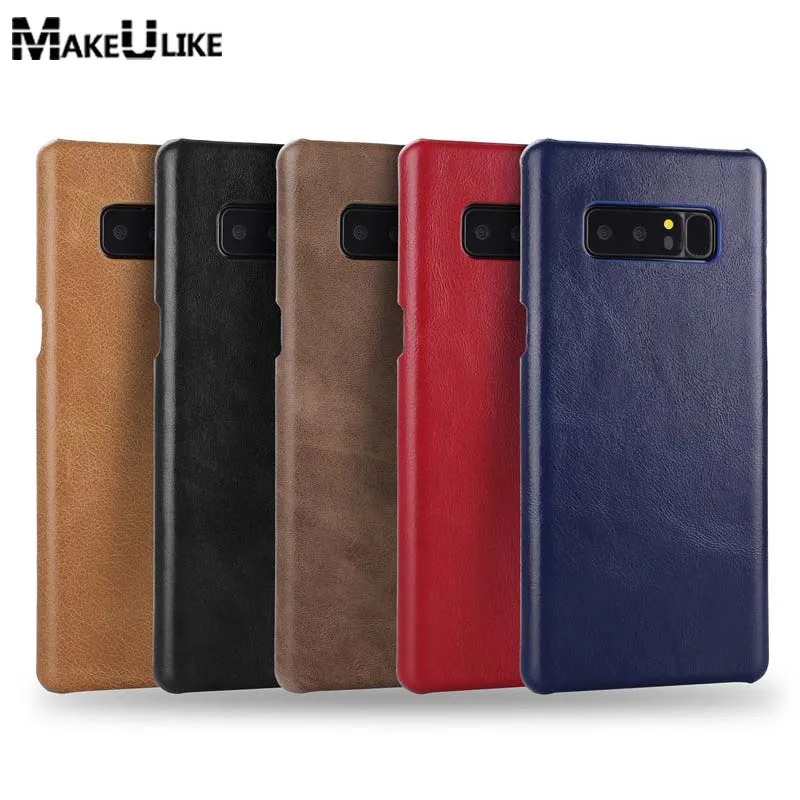

Genuine Leather Case For Samsung Galaxy Note 8 Frosted Back Cover Protective Coques For Samsung Galaxy Note 8 Case