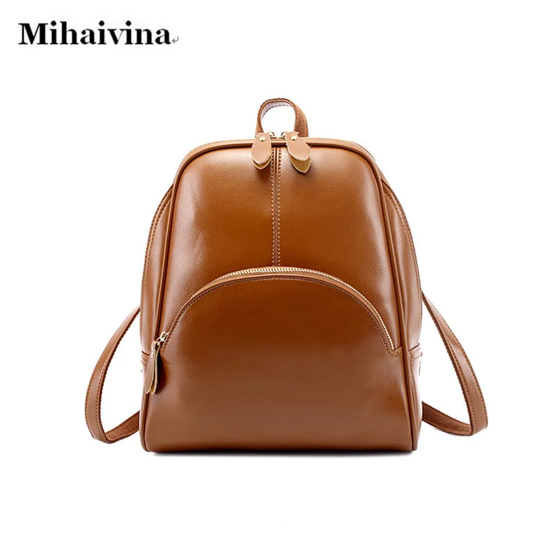 New 2017 High Quality Women Backpacks Famous Brands Fashion Lady Leather Backpack School Backpacks For Teenage