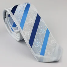 Мужские галстуки для костюма, дизайн, серый цвет, синий, темно-синие диагональные полосы, серебристый/небесно-голубой цветочный шейный платок строгий галстук 7,5 см