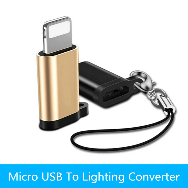 Адаптер OTG для iphone X 7 8 6 5 Plus XS MAX XR Синхронизация данных зарядное устройство Micro USB
