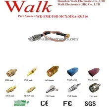 Антенна с разъемом FME интерфейсный кабель: FME female прямой штекер mcx прямой угол с кабель RG316