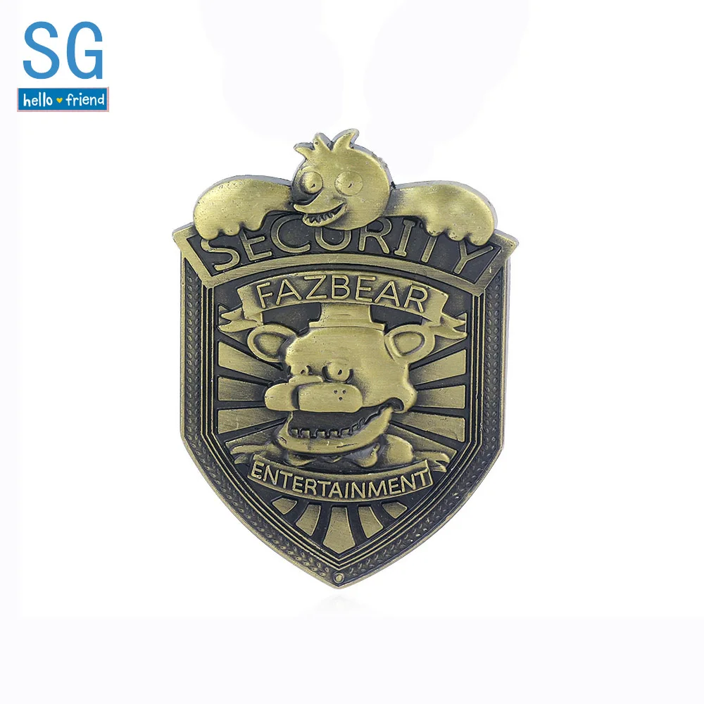 SG خمس ليال في فريدي دبابيس دبابيس FAZBEAR الترفيه قلادة شارة مينا دبوس طفل الرجال سيدة حقيبة معطف مجوهرات عيد الميلاد هدية