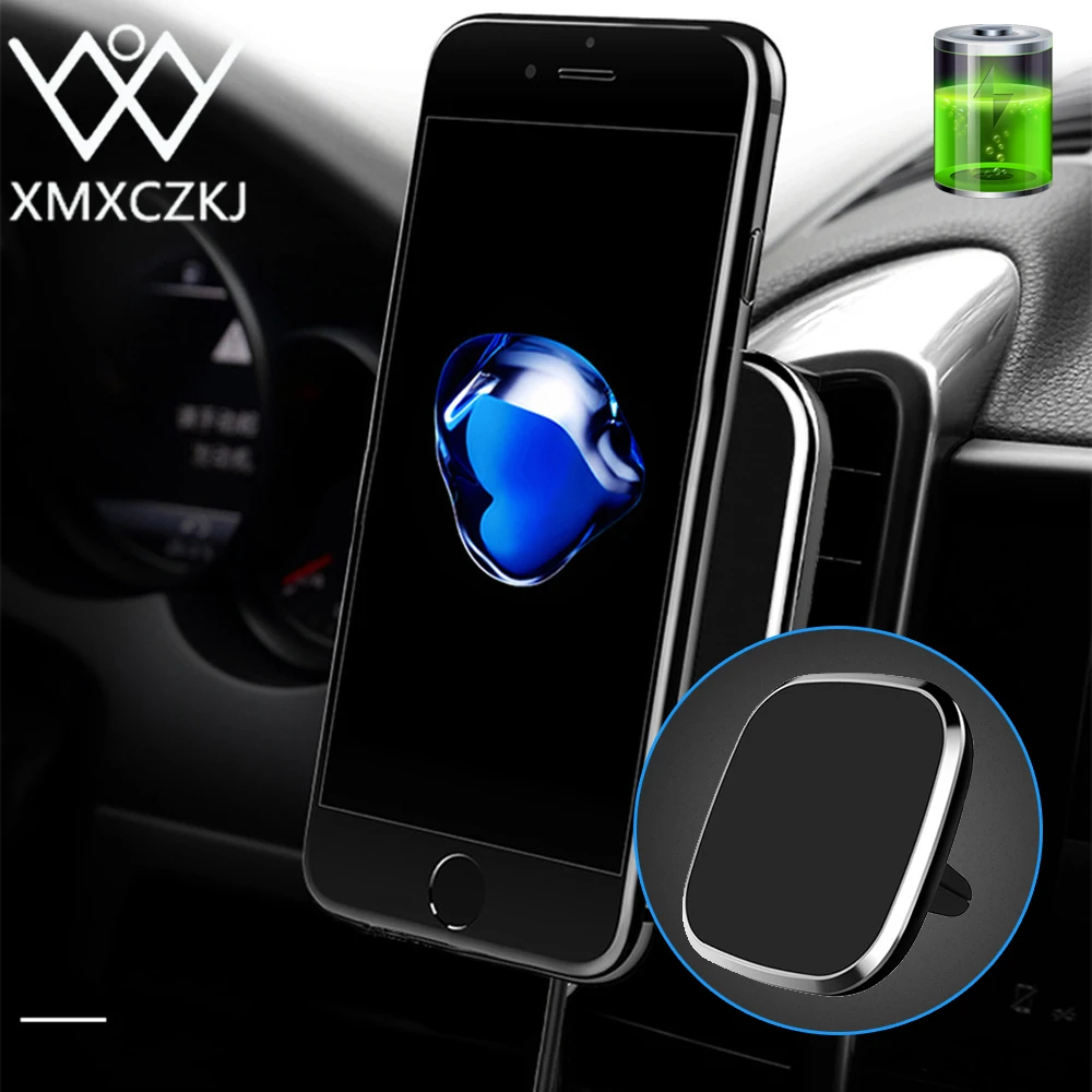 XMXCZKJ беспроводной зарядный магнитный держатель для телефона крепление на вентиляционное отверстие для samsung Iphone X Беспроводное зарядное устройство магнитный держатель для телефона Подставка