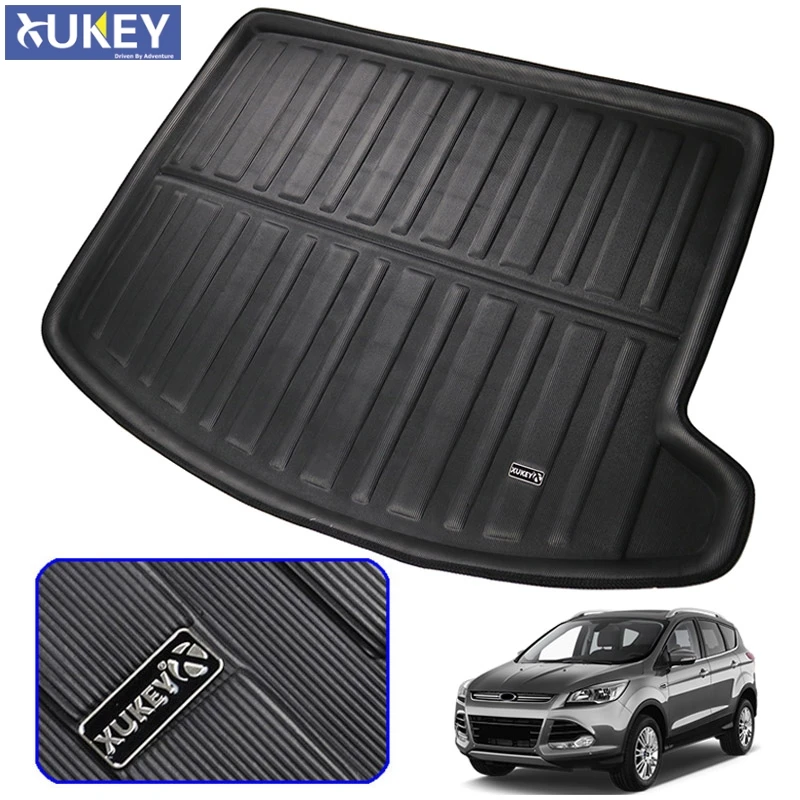 

Fit For Ford Escape Kuga 3d 2013- 2015 2016 2017 2018 2019 Boot Mat Rear Trunk Liner Cargo Floor Tray Carpet Mud Protector Cover