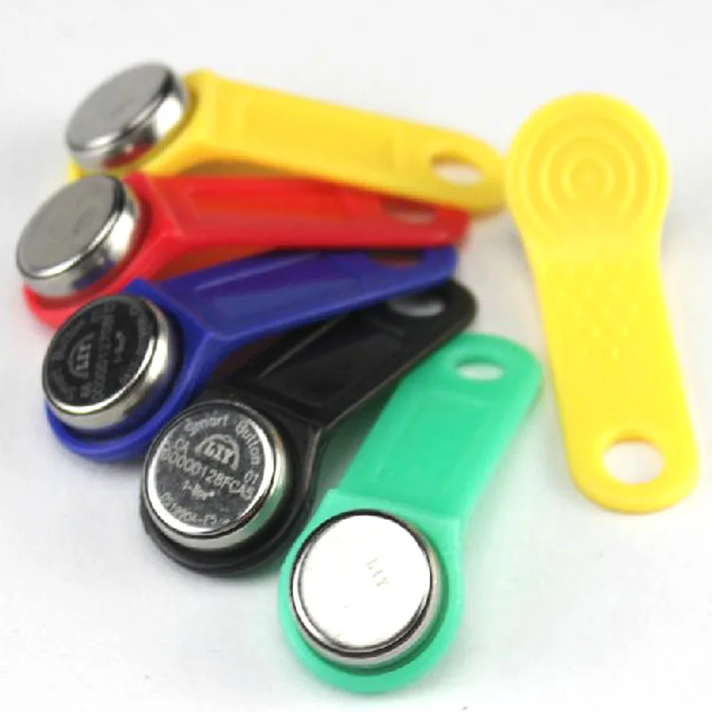 100 шт./лот Dallas DS1990A F5 iButton I Button 1990a электронный ключ IB tag карты Fobs TM карты|Карты