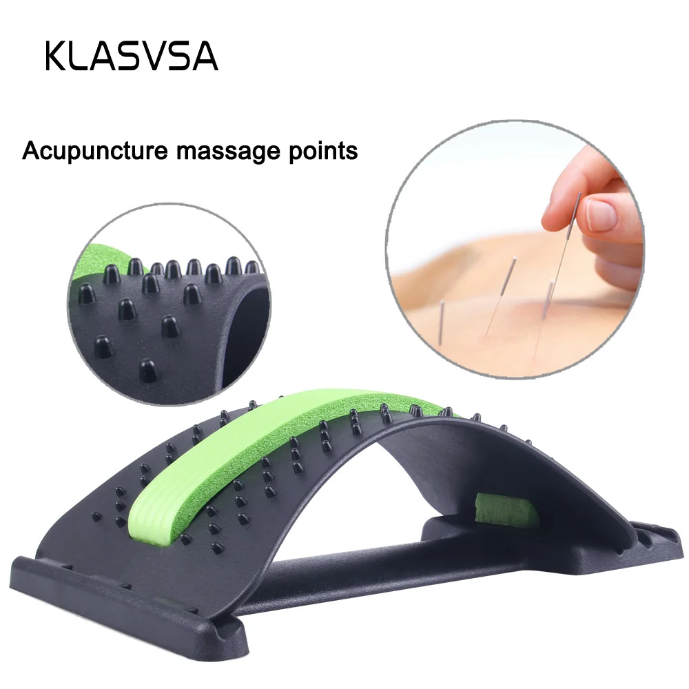 KLASVSA Back Massager Magic Stretcher Equipment Stretcher Relax Mate Lumbar Support Spine Pain Relief Acupuncture Chiropractic KLASVSA Back Massager Magic Stretcher Equipment Stretcher Relax Mate Lumbar Support Spine Pain Relief Acupuncture Chiropractic