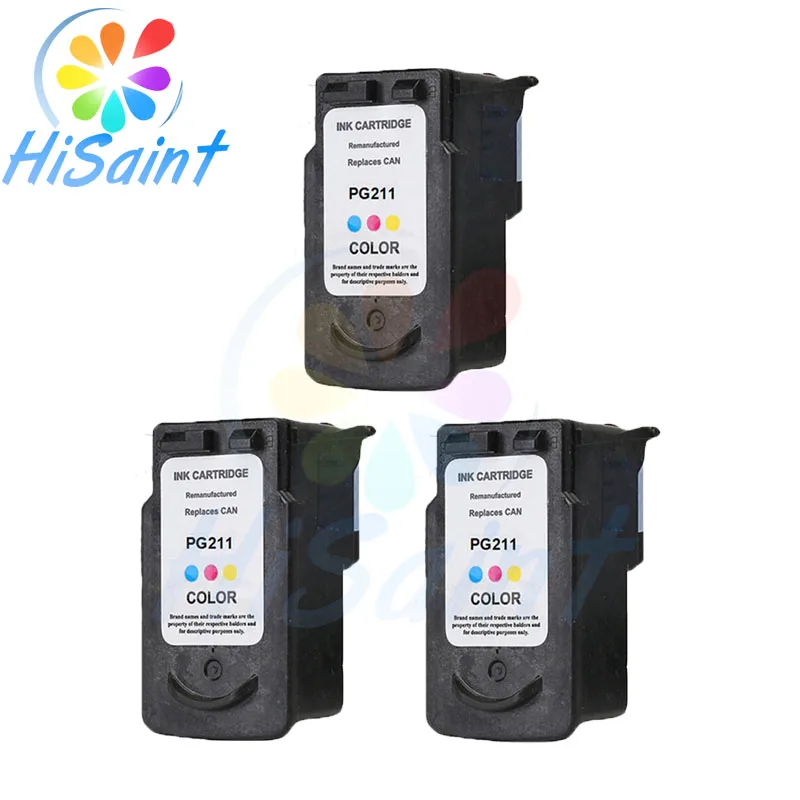 Cartucho de tinta para canon 211 cl 211 cl211 xl cl211xl cl 211xl a todo  color para impresora canon pixma mx420 mp480 mp490 grado A +|ink cartridge|ink  cartridge for canoncartridge for canon -