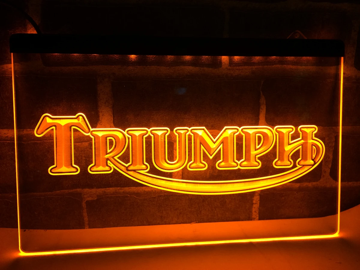 

LG051- Triumph Motorcycles Services Repairs Neon Sign home decor crafts